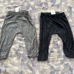 Carter's Kids Striped and Solid Leggings - Black and Gray